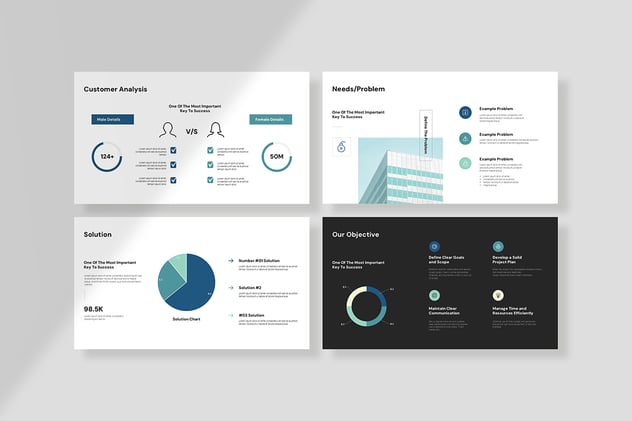 商业提案商务风格keynote演讲模板 - 顶尖PPT
