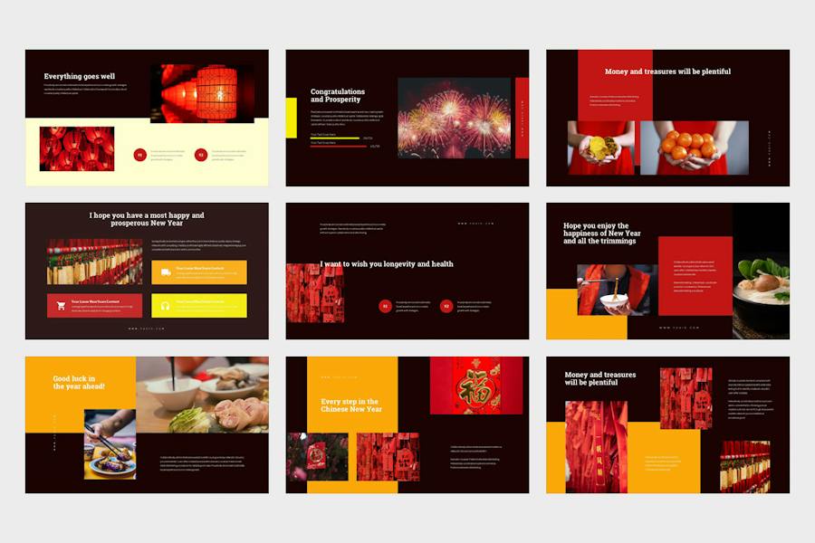 元宵节农历新年传统文化介绍传播PPT模板 - 顶尖PPT