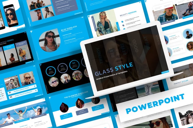 蓝色商务风格工作计划汇报PPT模板 - 顶尖PPT