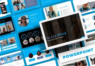 蓝色商务风格工作计划汇报PPT模板 - 顶尖PPT