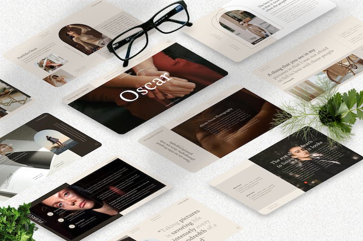 摄影作品展示设计方案Keynote模板 - 顶尖PPT