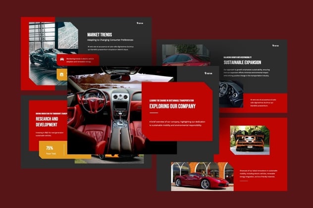 汽车发布会介绍展示keynote模板 - 顶尖PPT