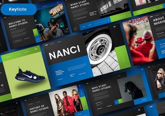 深色创意品牌策划方案Keynote模板 - 顶尖PPT