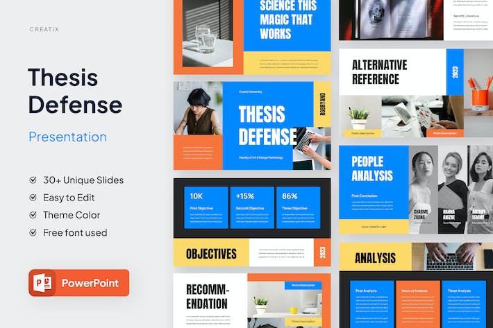 创意论文答辩PPT模板 - 顶尖PPT