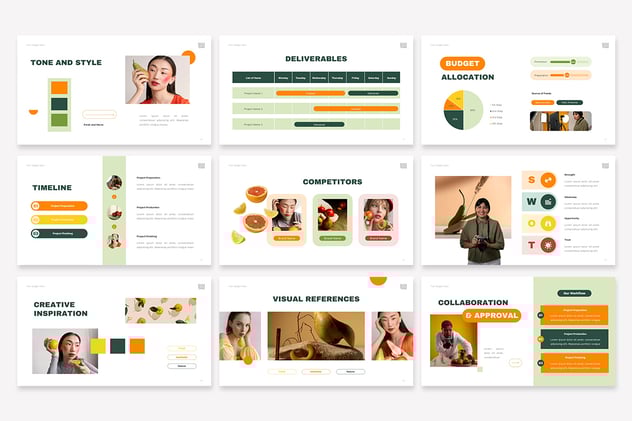 创意极简画布提案Keynote模板 - 顶尖PPT