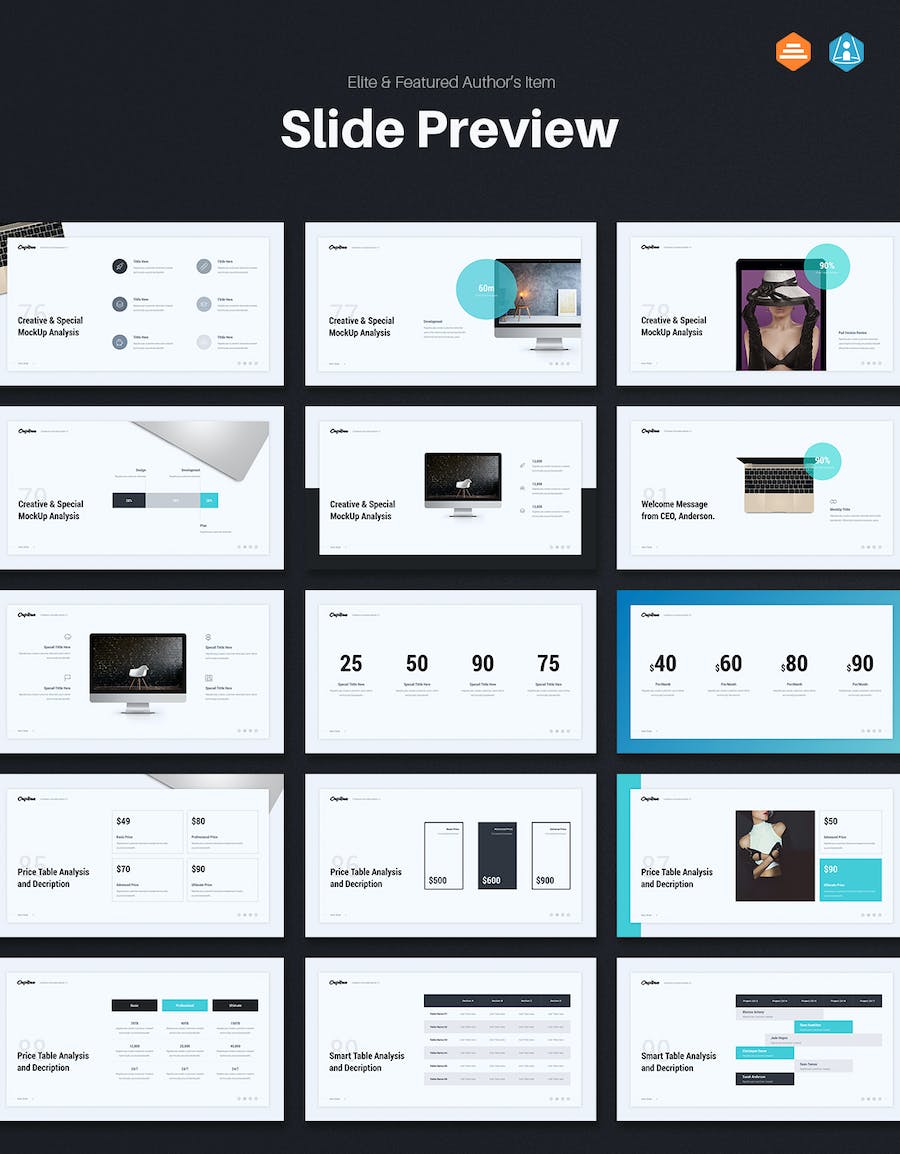 极简风格国外商务计划总结PPT模板 - 顶尖PPT