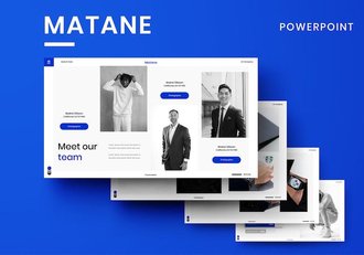 商务创意团队人员介绍项目合作PPT模板 - 顶尖PPT