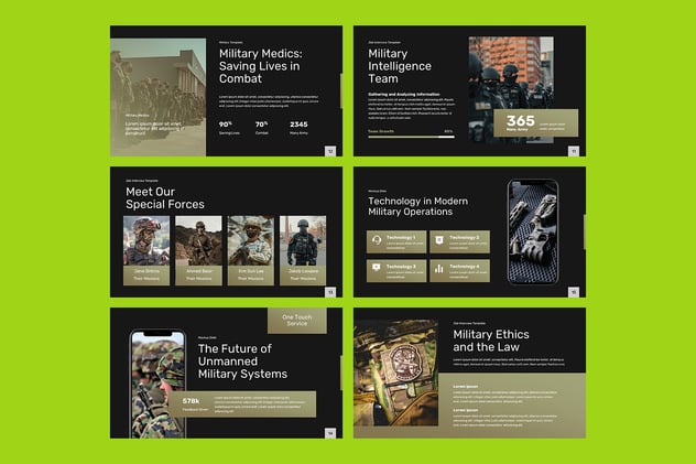 军事防御教育教学PPT模板 - 顶尖PPT