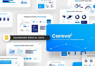 医疗行业数据仪表板PPT模板 - 顶尖PPT