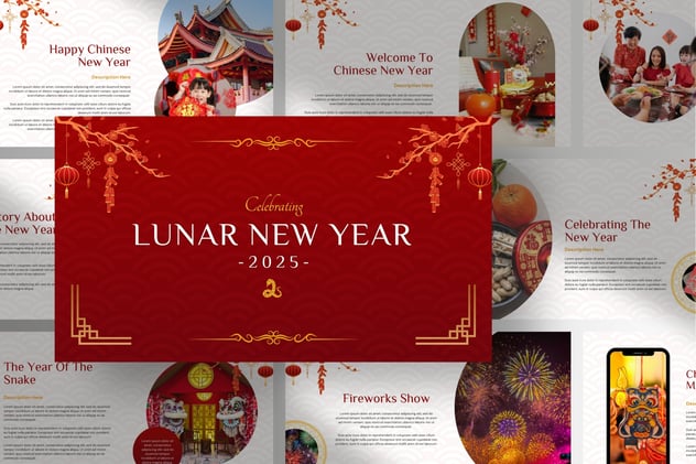 农历新年年会讲话致辞方案Keynote模板 - 顶尖PPT