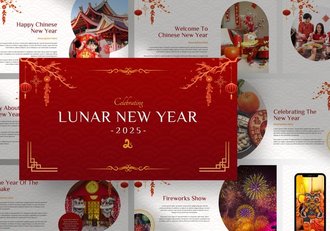 农历新年年会讲话致辞方案Keynote模板 - 顶尖PPT