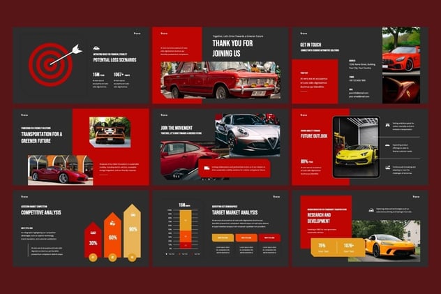 汽车发布会介绍展示keynote模板 - 顶尖PPT
