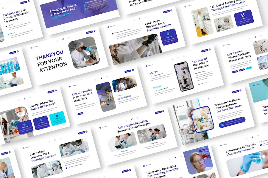 医疗中心业务介绍主题keynote模板 - 顶尖PPT