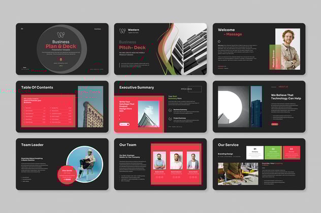 商业计划工作总结keynote模板 - 顶尖PPT