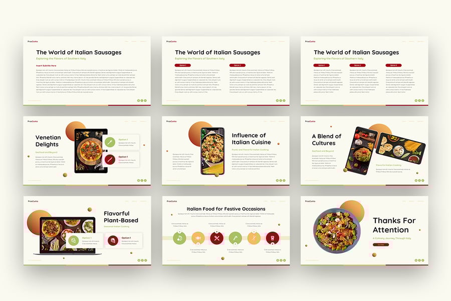 西式餐饮美食PPT模板 - 顶尖PPT