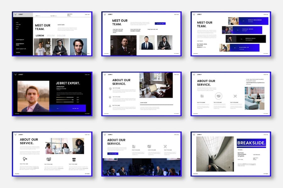 商务企业品牌建设讲述Keynote模板 - 顶尖PPT
