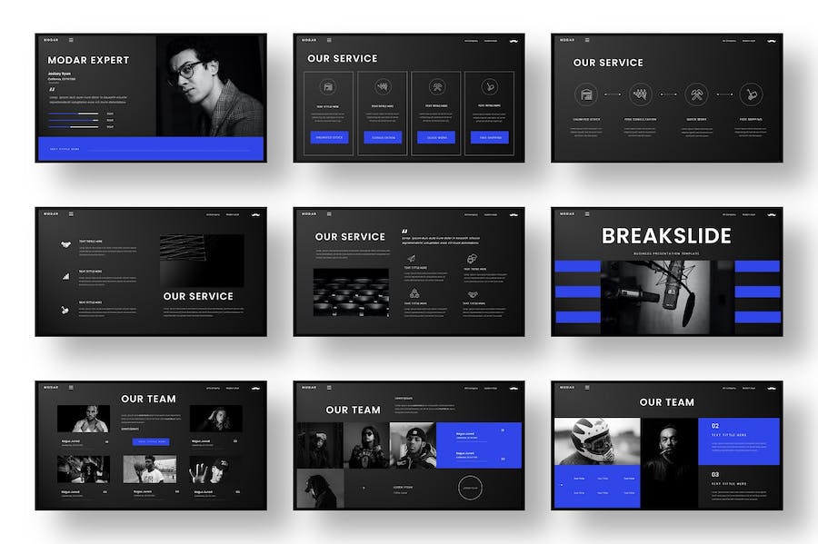 商务团队管理协作方案PPT模板 - 顶尖PPT