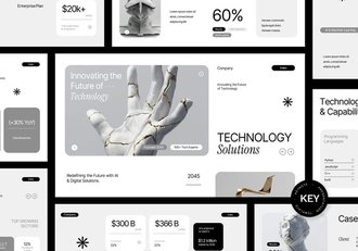 互动技术业务公司keynote模板 - 顶尖PPT