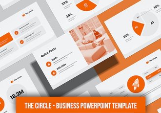 创意圆形商务多用途PPT模板 - 顶尖PPT