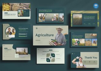 农业主题演讲keynote模板 - 顶尖PPT