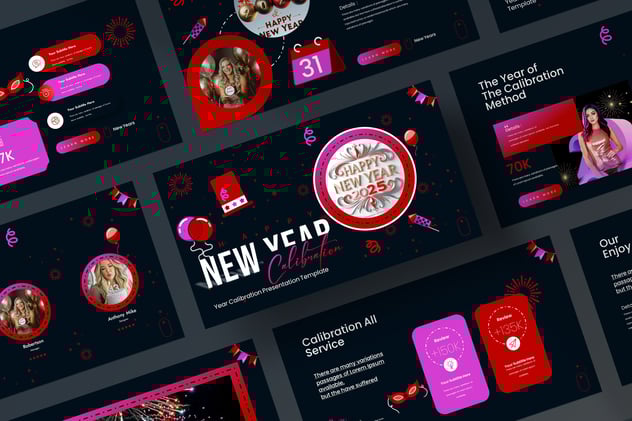 2025新年活动策划PPT模板 - 顶尖PPT