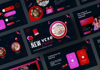 2025新年活动策划PPT模板 - 顶尖PPT