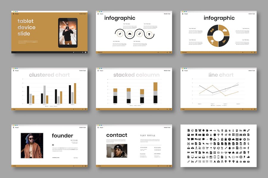 欧美商业业务合作项目案例展示国外keynote模板 - 顶尖PPT