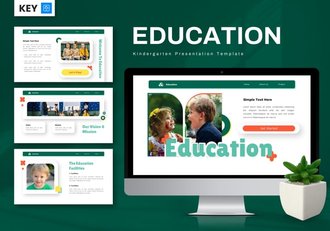 教育教学幼儿园主题keynote模板 - 顶尖PPT