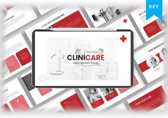 诊所医疗医学主题keynote模板 - 顶尖PPT