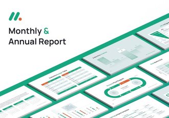 月度年度财务报告PPT模板 - 顶尖PPT