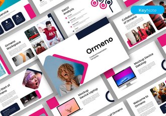 创意设计作品展示方案Keynote模板 - 顶尖PPT