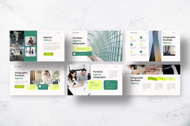 投资组合代理业务keynote模板 - 顶尖PPT