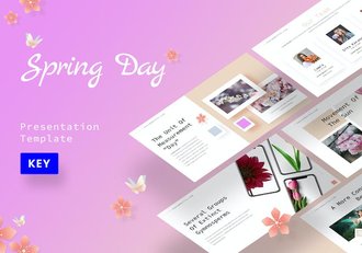 春日春季户外活动策划宣传Keynote模板 - 顶尖PPT