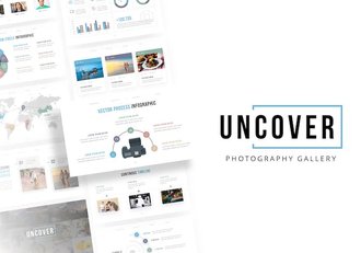 全球旅游度假摄影PPT模板 - 顶尖PPT