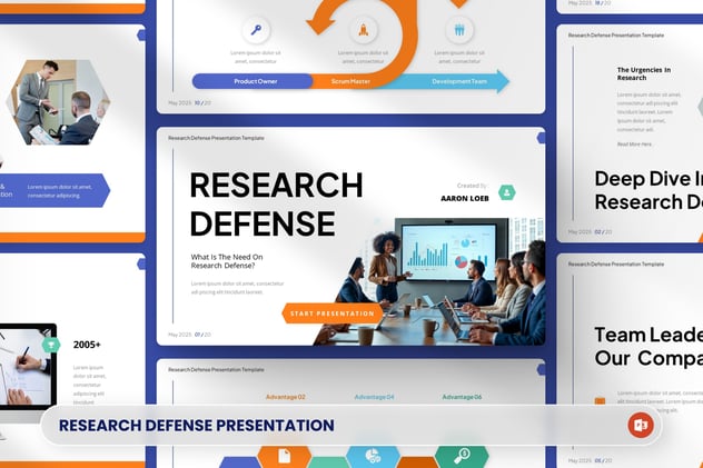 企业战略研究防御PPT模板 - 顶尖PPT