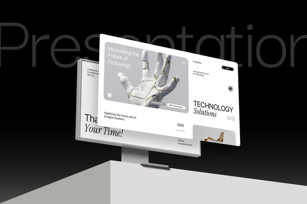 互动技术业务公司keynote模板 - 顶尖PPT