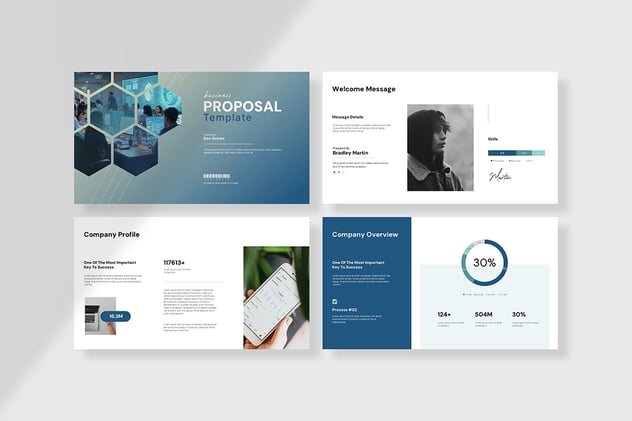 商业提案商务风格keynote演讲模板 - 顶尖PPT