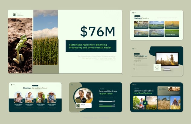 农业主题演讲keynote模板 - 顶尖PPT