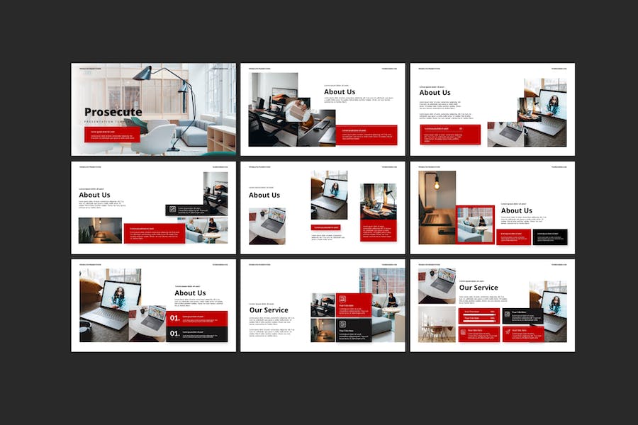 企业公司办公环境展示PPT模板 - 顶尖PPT