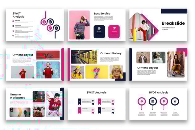 创意设计作品展示方案Keynote模板 - 顶尖PPT