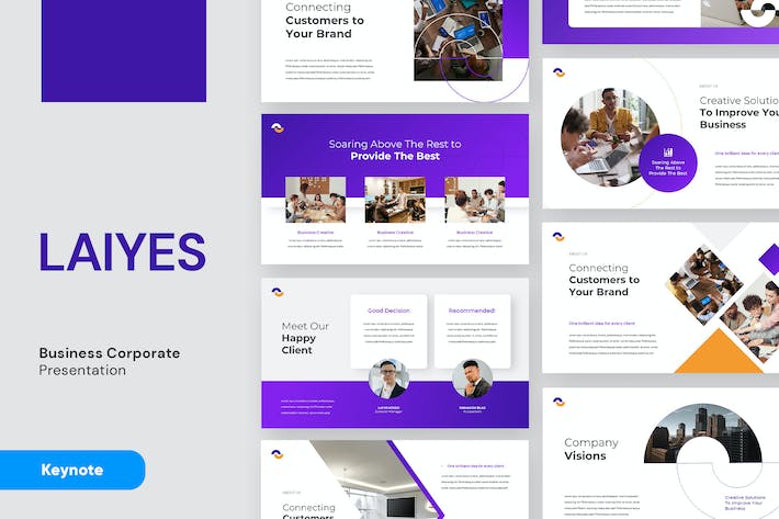 商务企业项目推介路演书Keynote模板 - 顶尖PPT