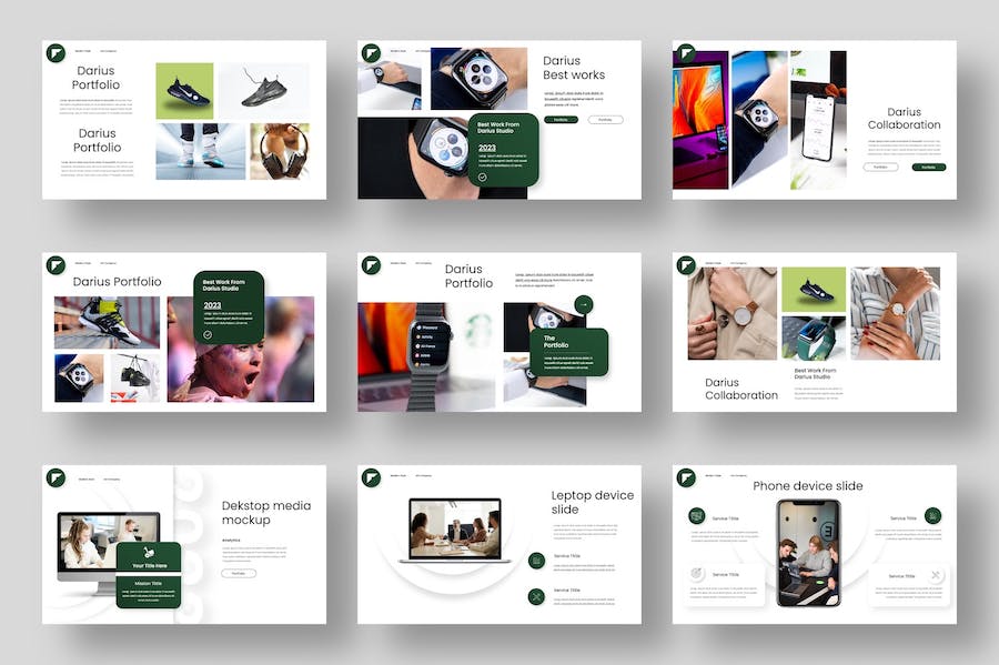 商务企业宣传展示keynote模板 - 顶尖PPT