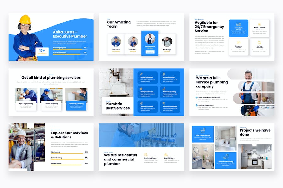 管道服务业务推广展示Keynote模板 - 顶尖PPT