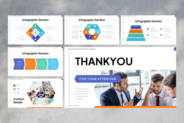 企业战略研究防御PPT模板 - 顶尖PPT