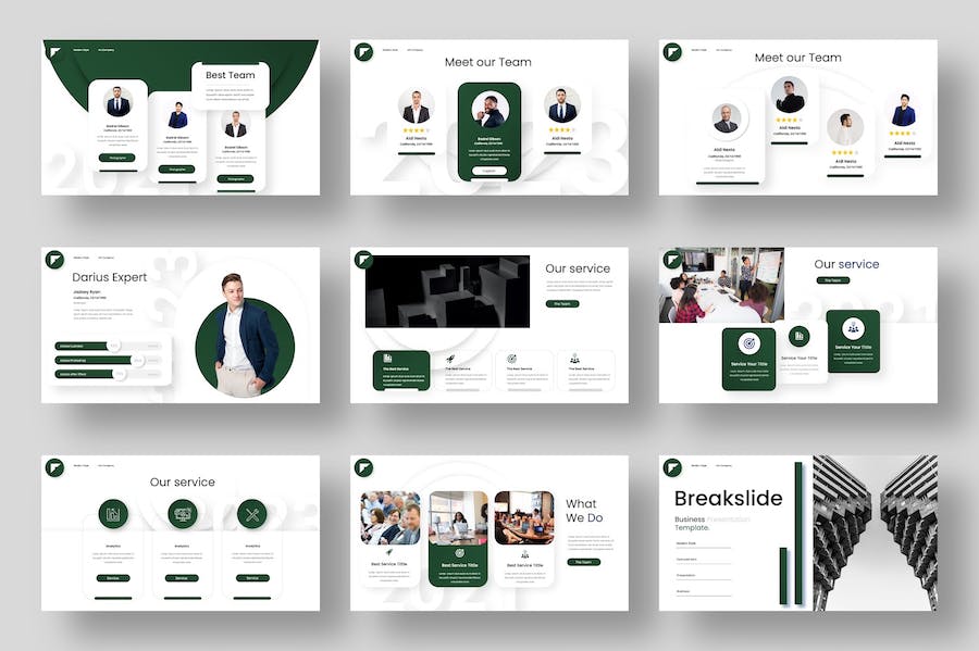 商务企业宣传展示keynote模板 - 顶尖PPT