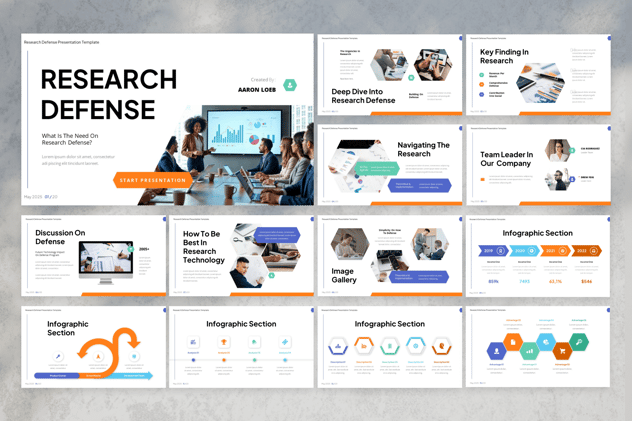 企业战略研究防御PPT模板 - 顶尖PPT