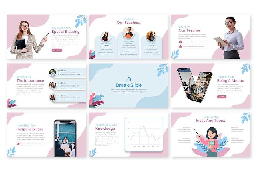 教育培训授课主题Keynote模板 - 顶尖PPT