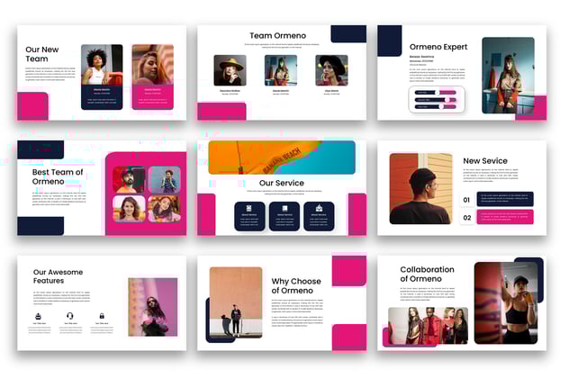 创意设计作品展示方案Keynote模板 - 顶尖PPT