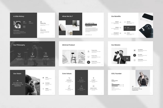 简约风格Keynote演示模板 - 顶尖PPT