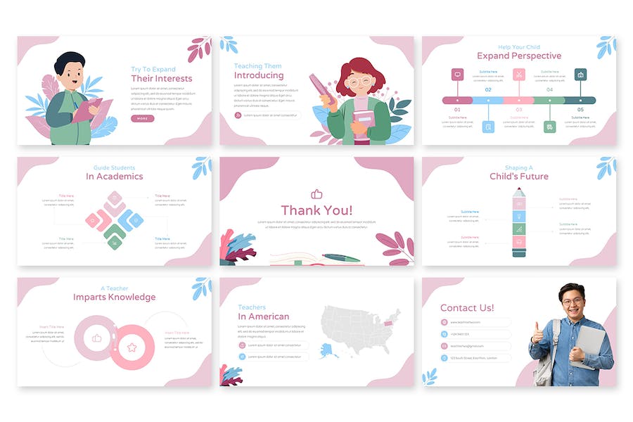 教育培训授课主题Keynote模板 - 顶尖PPT